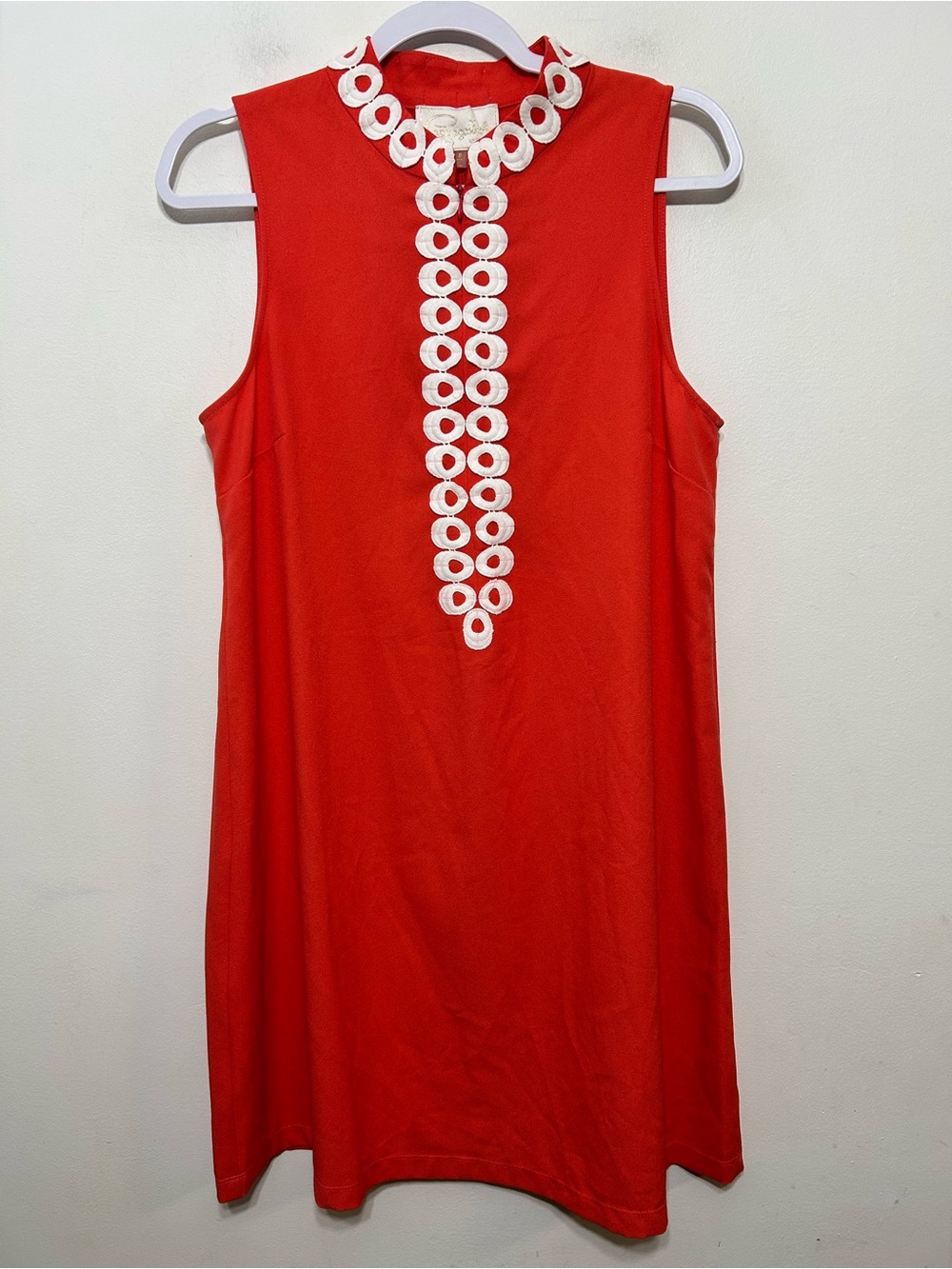 Pappagallo Mod Shift Dress Vintage Style Retro 60s Inspired Womens Size 8